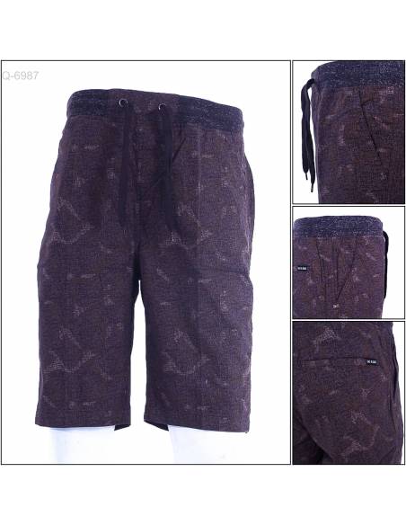 Celana Pendek Cowok Rib Kolor Katun Gazr M-XL