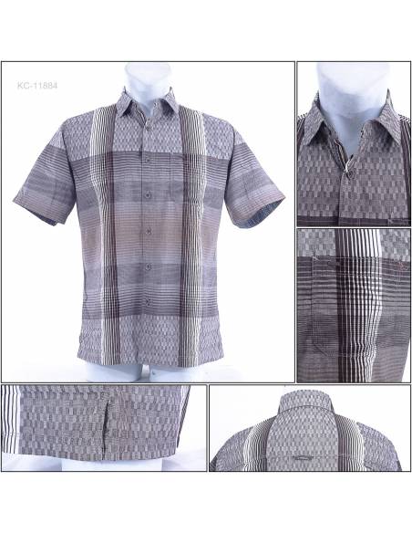 Kemeja Cowok Regular Lengan Pendek Cardinal M-XL