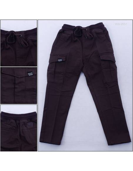 Celana Panjang Katun Anak Cowok Rib Kolor Gazr 24-26