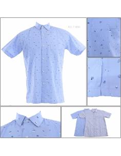 Kemeja Cowok Regular Lengan Pendek Fever M-XL