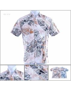 Kemeja Batik Cowok Regular Lengan Pendek Fever M-XL