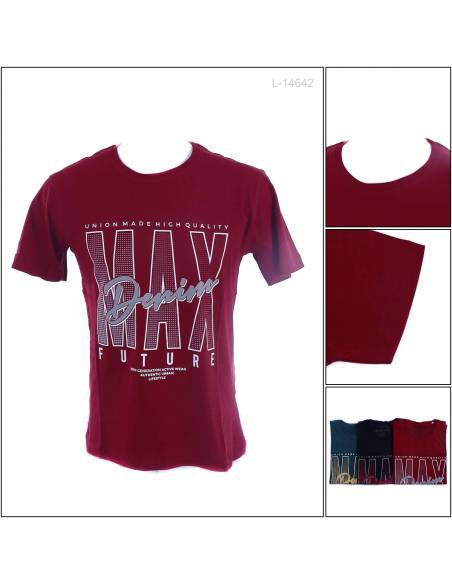 Kaos Oblong Cowok Lengan Pendek Maxmillian