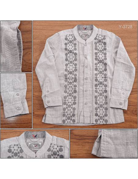 Kemeja Muslim Anak Cowok Lengan Panjang Cardinal 10-16