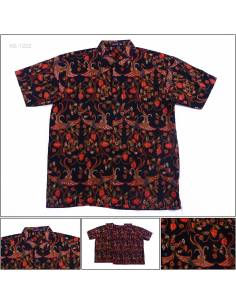 Kemeja Batik Cowok Regular Lengan Pendek Fever 2XL-3XL