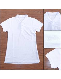 Kaos Kerah Cewek Lengan Pendek MCB M-XXL