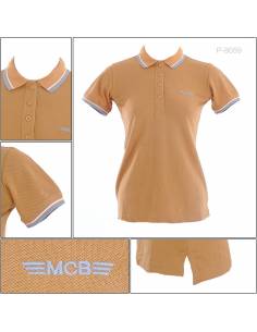 Kaos Kerah Cewek Lengan Pendek MCB M-2XL