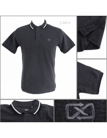 Kaos Kerah Cowok Polos Lengan Pendek Maxmillian M-XL