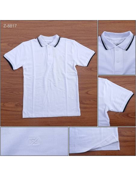 Kaos Kerah Cowok Lengan Pendek Maxmillian M-XL