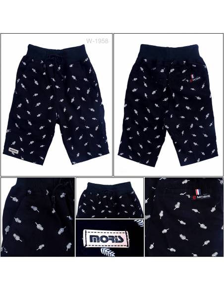 Celana Pendek Katun Anak Cowok Rib Kolor Moris 21-23