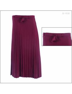 Rok Panjang/Long Skirt Polos Plisket Emerald