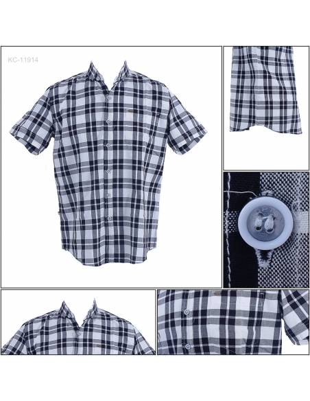 Kemeja Cowok Regular Lengan Pendek Top Ten M-XL