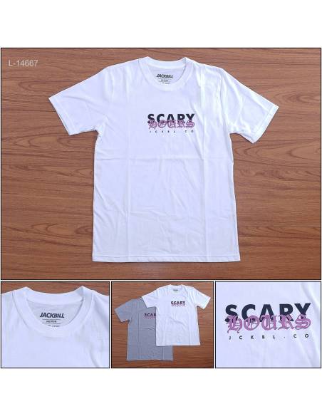 Kaos Oblong Cowok Lengan Pendek Jack Bill M-XL