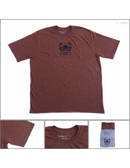 Kaos Oblong Cowok Lengan Pendek Jack Bill 2XL-3XL