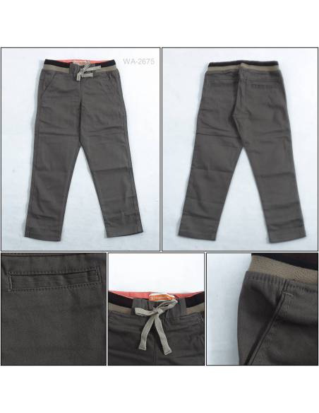 Celana Panjang Katun Anak Cowok Rib Kolor Maxmillian 8-12