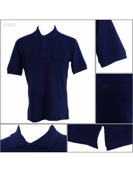 Kaos Kerah Cowok Polos Lengan Pendek Jack Bill M-XL