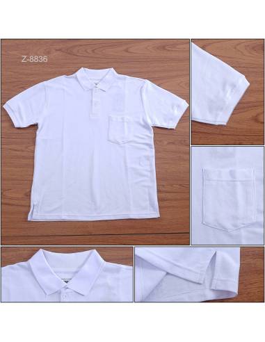 Kaos Kerah Cowok Polos Lengan Pendek Jack Bill M-XL