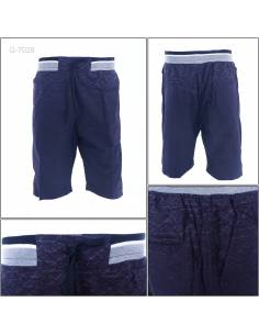 Celana Pendek Katun Cowok Motif Rib Kolor Maxmillian M-XL