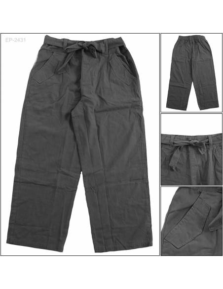 Celana Kulot Panjang Katun Cewek Hanel M-XL