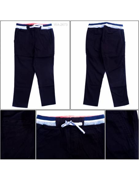 Celana Panjang Katun Anak Cowok Rib Kolor Maxmillian 8-12