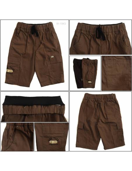 Celana Pendek Katun Anak Cowok Kolor Cargo Benri 10-14