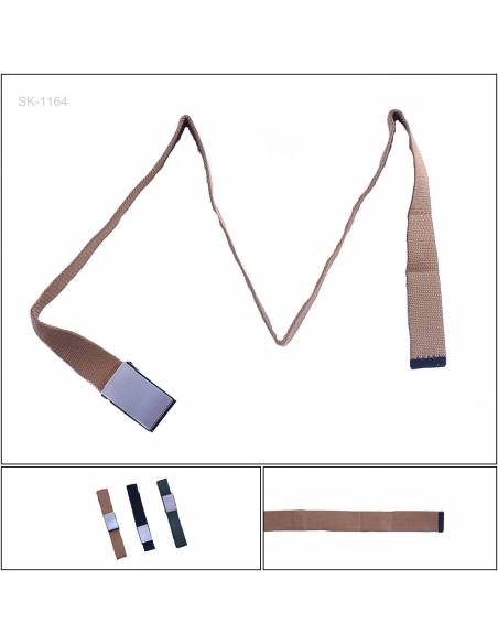 Ikat Pimggang Gesper Canvas Cowok Freeman