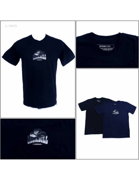 Kaos Oblong Cowok Lengan Pendek Jackbill M-XL