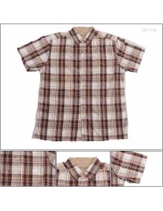 Obral Kemeja Cowok Reguler Lengan Pendek Cardinal XL