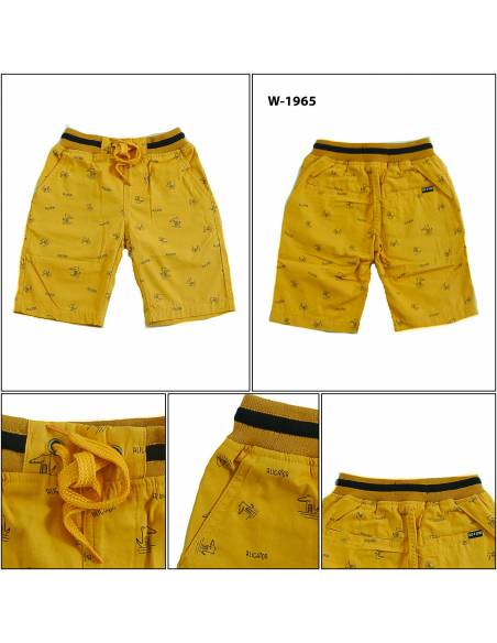 Celana Pendek Katun Anak Cowok Rib Kolor Gazr M-XL