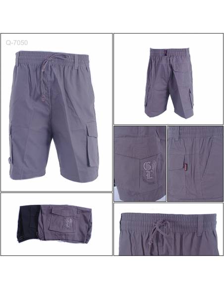 Celana Pendek Cargo Cowok Kolor Golius M-2XL