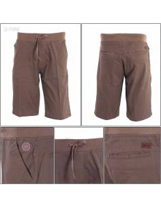 Celana Pendek Katun Cowok Polos Rib Kolor MST M-XL