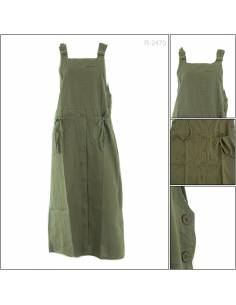 Overall Katun Panjang Cewek Misti 10 M-2XL