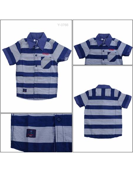 Kemeja Anak Cowok Lengan Pendek Cressida 2-6