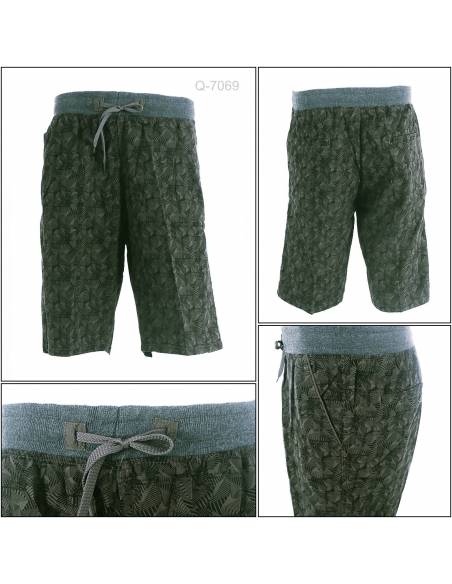 Celana Pendek Katun Cowok Rib Kolor Mustevan's 2XL-4XL