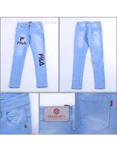 Celana Jeans Panjang Cewek Biru Emergency 29-30