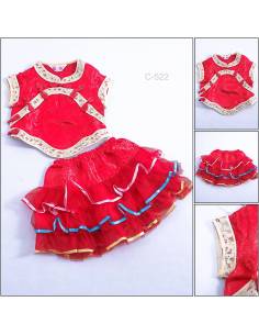 Setelan 2 in 1 Jibao Anak Cewek Tong Zhi Yao S-2XL