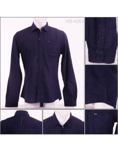 Kemeja Cowok Lengan Panjang Cardinal  L-XL