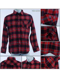 Kemeja Cowok Lengan Panjang CDL M-XXL