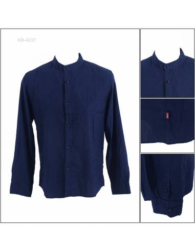 Kemeja Koko Muslim Cowok Lengan Panjang Gabrielle L-XXL
