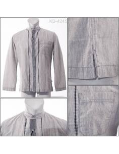 Kemeja Cowok Rrgular Fit Koko Lengan Panjang Gabrielle S