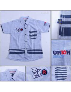 Kemeja Anak Cowok Lengan Pendek Topten 13