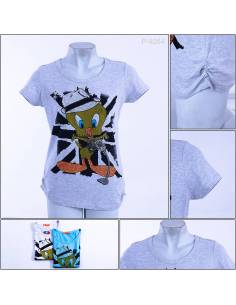 Kaos Oblong Cewek Lengan Pendek Twitty T38 All Size
