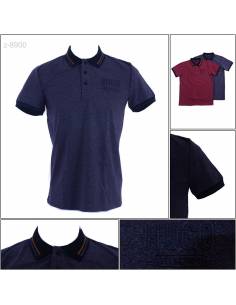 Kaos Kerah Cowok Lengan Pendek Hugo M-XL