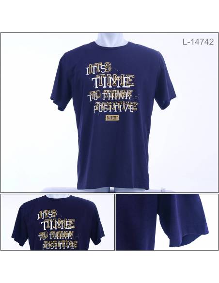 Kaos Oblong Cowok  Lengan Pendek Gabrielle M-XL