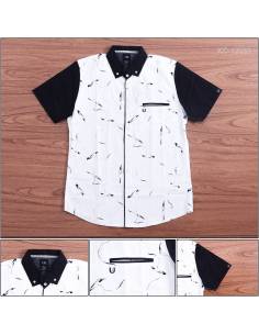 Kemaja Cowok Lengan Pendek U8 Slim Fit L-2L