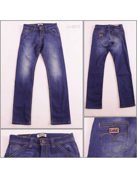 Celana Panjang Cowok Jeans Slim Fit Strech Lois 28-38