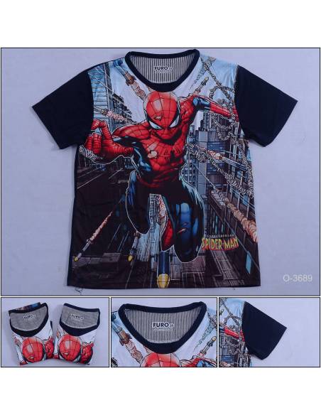 Kaos Anak Cowok Lengan Pendek Furo 16-20