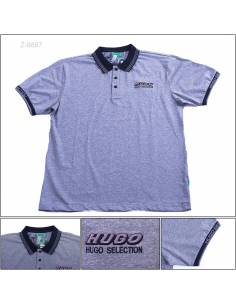 Koas Kerah Cowok Lengan Pendek Hugo XXXL