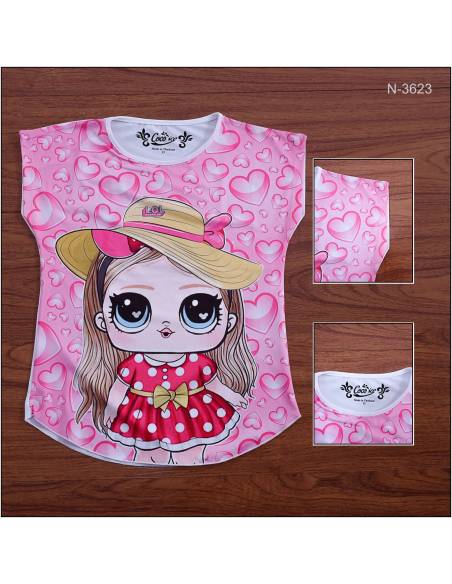 Kaos Anak Cewek Lengan Pendek Coco Ice
