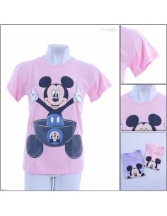 Kaos Cewek Lengan Pendek Popsy