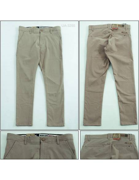 Celana Panjang Katun Cowok Slim Fit Rolun 30-32